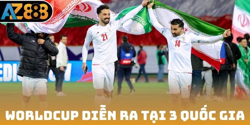 Giải bóng đá World Cup 2026 diễn ra tại 16 sân 3 quốc gia