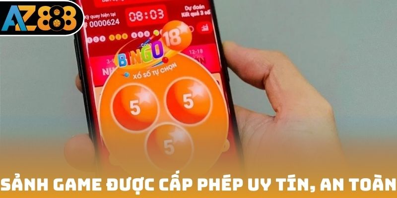 Sảnh game được cấp phép uy tín, an toàn